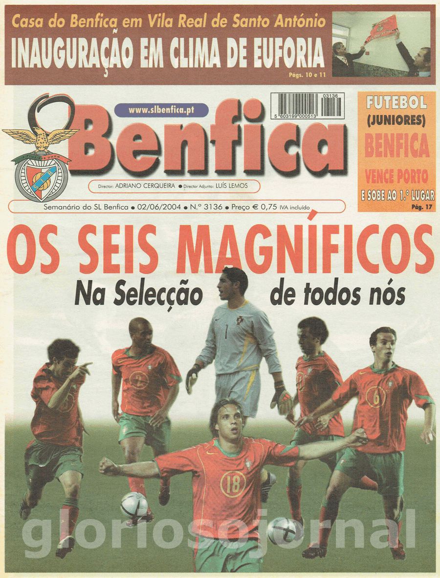 jornal o benfica 3136 2004-06-02